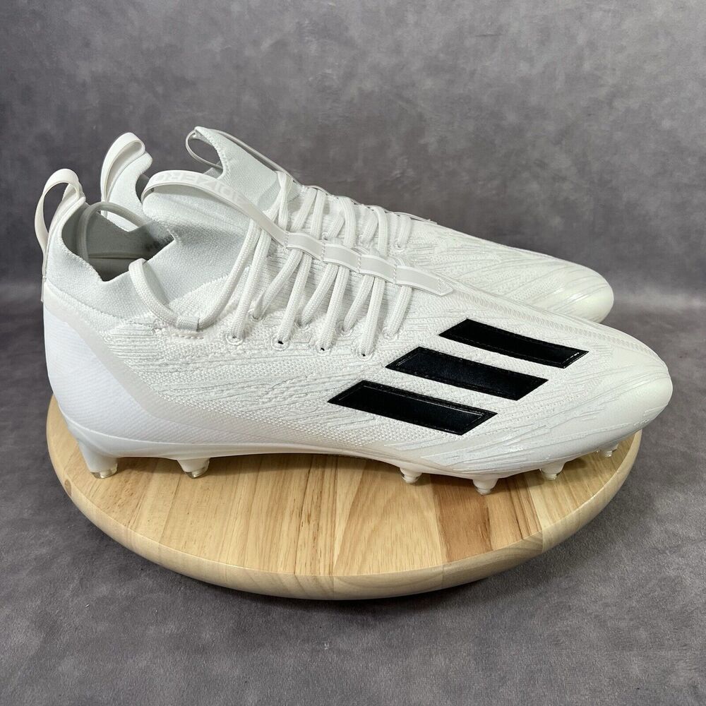 Adidas Adizero Primeknit White Football Cleats Mens Size 15 Shoes HP8860